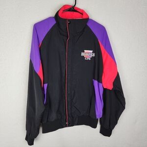VINTGE DUNBROOKE Indianapolis Color Block Jacket L
